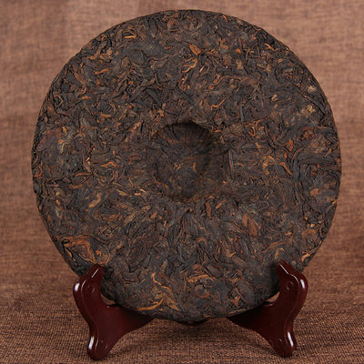 云南普洱茶 2010年全真味 勐库冰岛七子饼茶 古树茶七子饼 熟茶