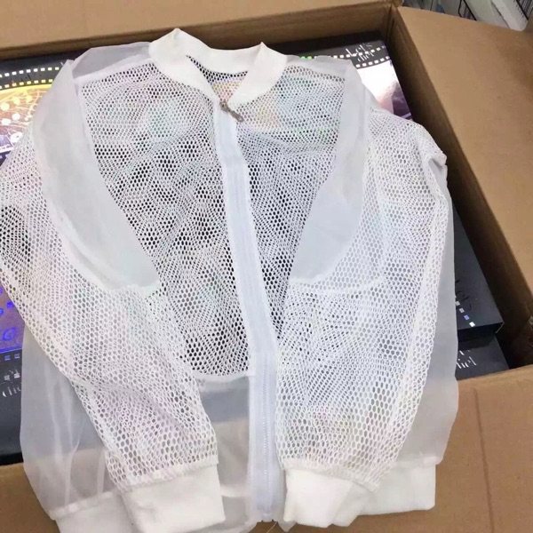 【图】防晒衣外套网纱镂空沙滩透气户外运动跑男女明星同款夏季情侣薄