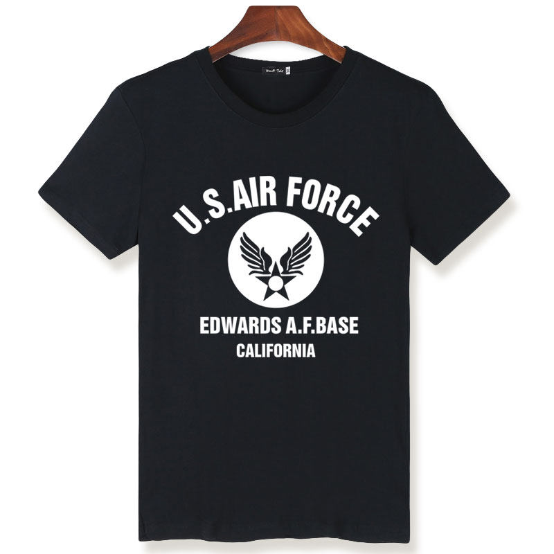 2017夏装新品us force 美国空军army男潮流大兵短袖t恤潮酷
