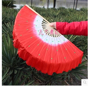 扇子 秧歌扇 火焰扇子 秧歌扇 各类舞蹈扇子 长绸