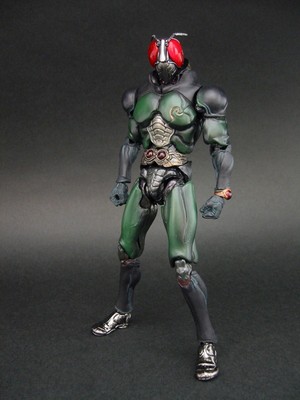 默图万代日版sic vol.16可动手办 假面骑士black & rx