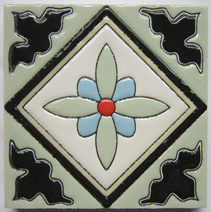 现货10*10cm亮光小花砖欧式优质墙地砖意大利田园风格林丽建材