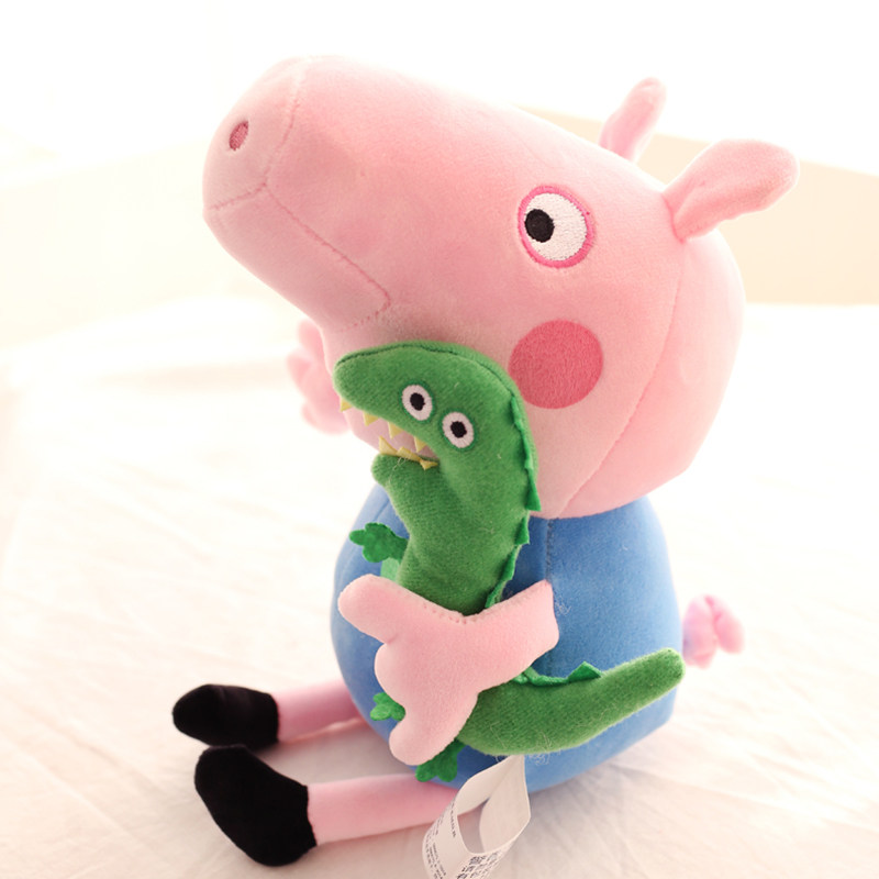 小猪佩奇毛绒玩具粉红猪小妹佩琪乔治抱熊女生佩佩礼物公仔布娃娃