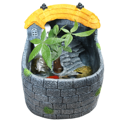 巴西龟缸小乌龟缸带晒台小型水陆缸小号别墅创意金鱼缸桌面养龟缸