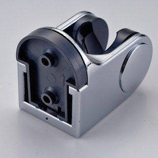 热水器淋雨喷头花洒底座 支架配件 固定座高低角度可调上下电镀座