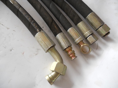 高压油管总成/钢丝编织胶软管/液压胶管/耐高温油管/挖掘机高压管