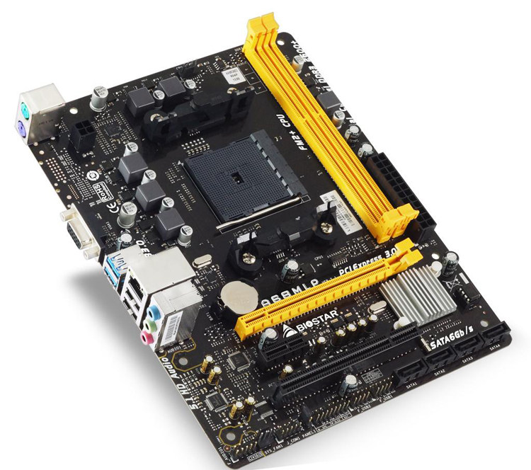 biostar/映泰 a68mlp fm2  apu主板 m-atx usb3.0 sata3.