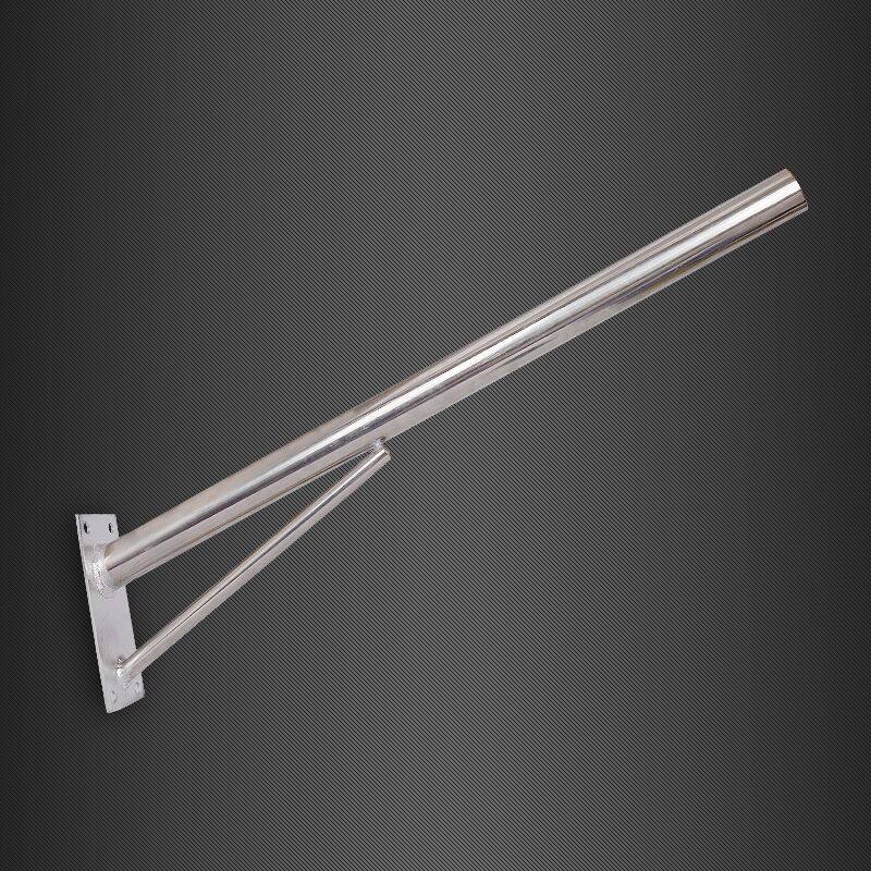 路灯头不锈钢墙壁支架 电线杆抱箍挑臂 吸墙式支架 抱杆式挂臂