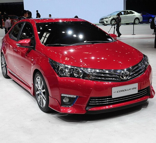 丰田14改装款 新卡罗拉 大小全包围 改装配件 前包角|后唇|侧裙