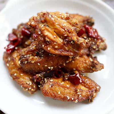 沐爸爸卤味 香卤麻辣鸡中翅 干锅中翅 开袋即食 下酒菜 美味零食