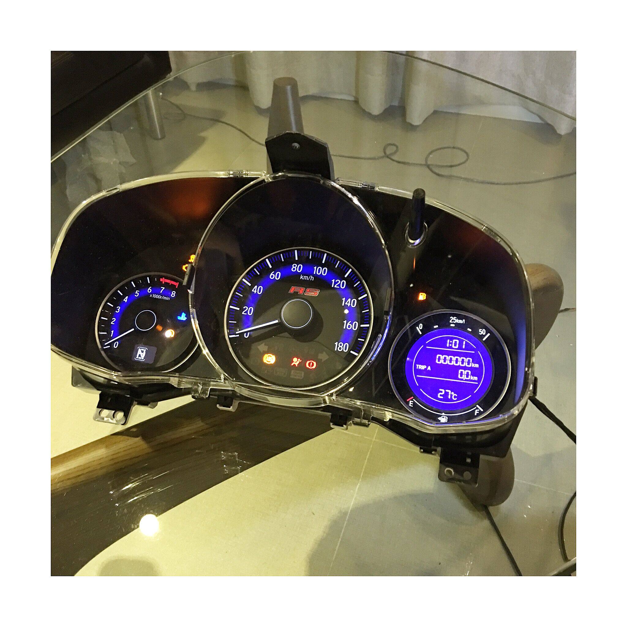 本田三代飞度日版仪表总成 仪表盘 液晶显示 送室外温度传感器