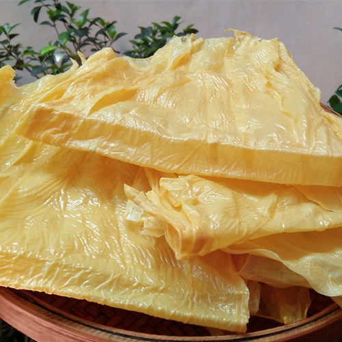 莆田特产农家头层豆腐皮孕妇月子豆腐衣豆皮干货油豆皮500g包邮