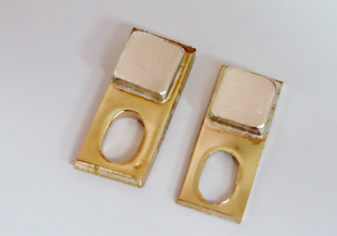 实心纯银白金机专用触点升压机配件开关老式机械机触碰点