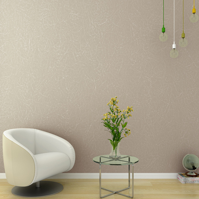 安普莎简约无纺布纯色蚕丝素色墙纸卧室 客厅电视背景墙高档壁纸