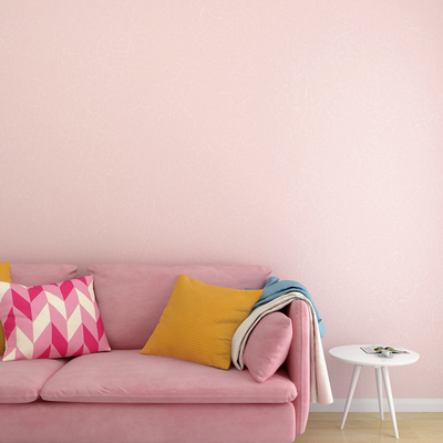 安普莎简约无纺布纯色蚕丝素色墙纸卧室 客厅电视背景墙高档壁纸