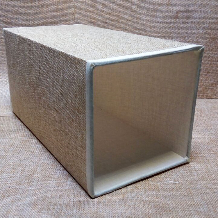 卧室酒店长方形e27灯头灯罩diy亚麻布艺吊灯小台灯床头灯简约现代