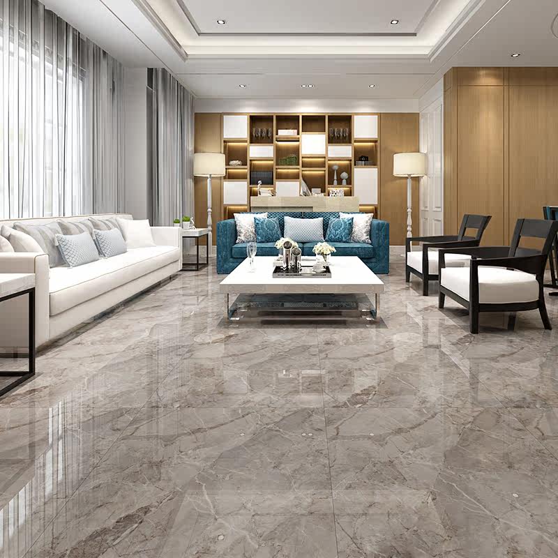 迈森英伦 柔光大理石瓷砖800x800防滑客厅地板砖卡布奇诺佛山地砖