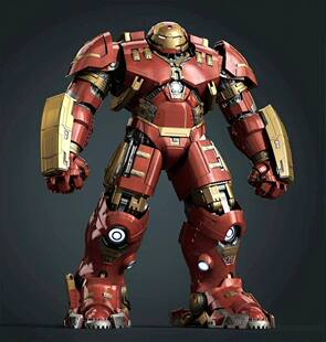 钢铁侠反浩克装甲全身铠甲 纸模eva通用 1:1可穿戴 手工diy电子图