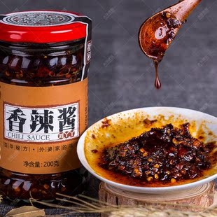 刘丫丫正宗川味特产豆腐香辣酱200g瓶装辣椒酱油辣子拌饭调料酱
