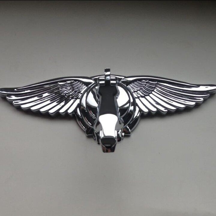 竞雄 捷豹飞鹰立标 汽车机盖车标 通用改装豪华装饰车标