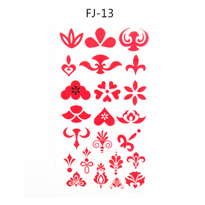 武媚娘额头贴花印花眉心贴防水纹身贴纸花千骨古装影楼影视剧花钿