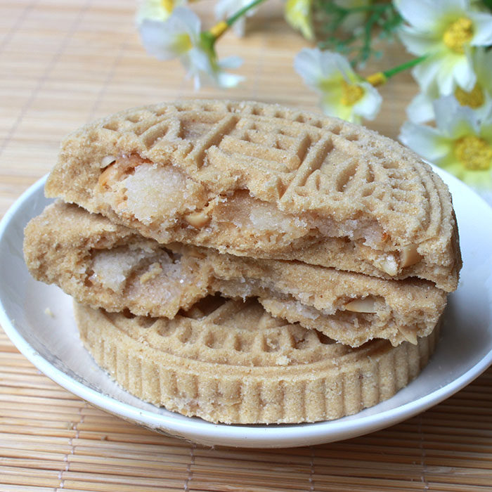 阳江特产 田师傅大夹肉炒米饼920g原味 正品休闲食品传统糕点茶点