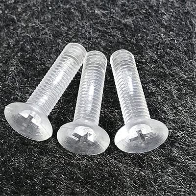 现货全新料绝缘亚克力透明十字沉头螺丝pc螺钉 塑料螺栓m5m6m8m10