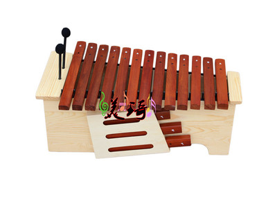 正品变调红木木琴 高中低音木琴 奥尔夫专业教学打琴 13音箱式琴