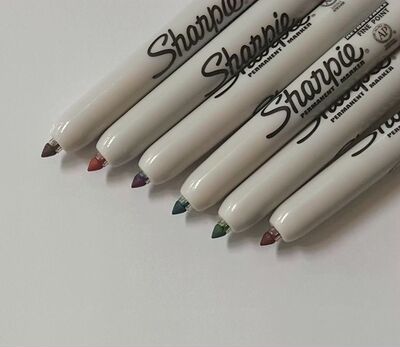 美国三福sharpie32701按动型记号笔 按动马克笔 自动伸缩标记笔