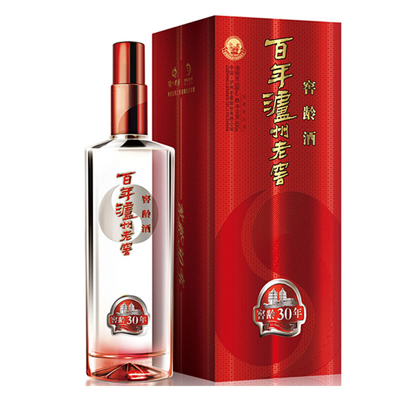 【酒厂自营】百年泸州老窖 38度 窖龄酒30年 500ml 浓香型白酒