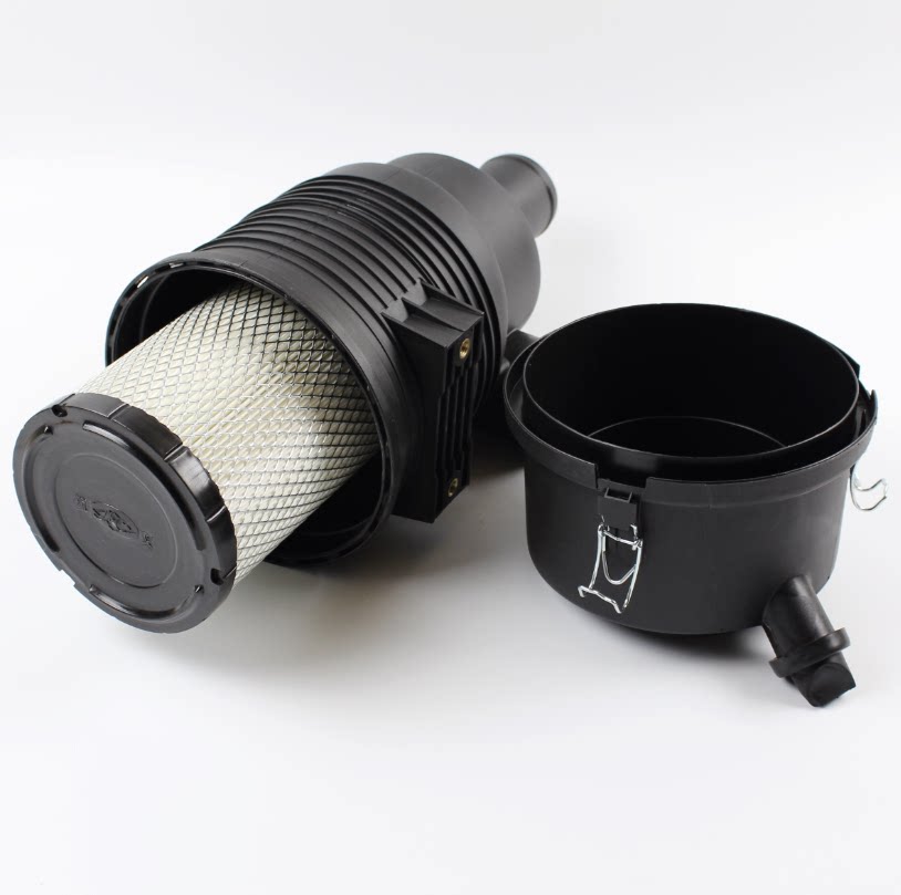 叉车空气滤芯器总成k1330直角直管款 杭叉30hb空滤壳 带空气格