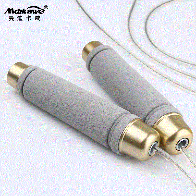 曼迪卡威专业跳绳学生成人健身减肥运动极速比赛钢丝绳子体育用品