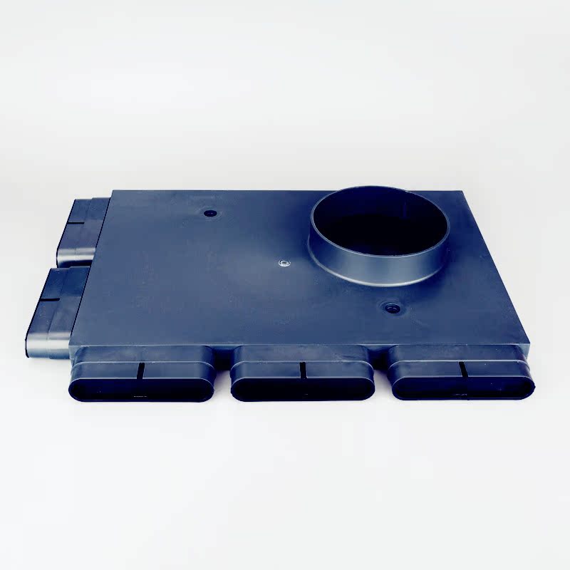 新风系统地送风配件abs分支器风箱分风器静压箱130*30扁管配件