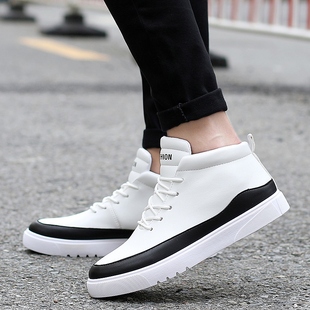 平板运动鞋青春潮流走秀鞋男青少年小白鞋远动休闲板鞋大学生鞋男