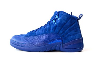 烽火air jordan 12 royal blue aj12 蓝麂皮 153265 130690-400