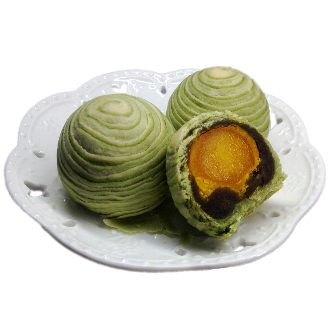 抹茶蛋黄酥 6枚入礼盒 抹茶酥绿茶糕点零食特产馅饼