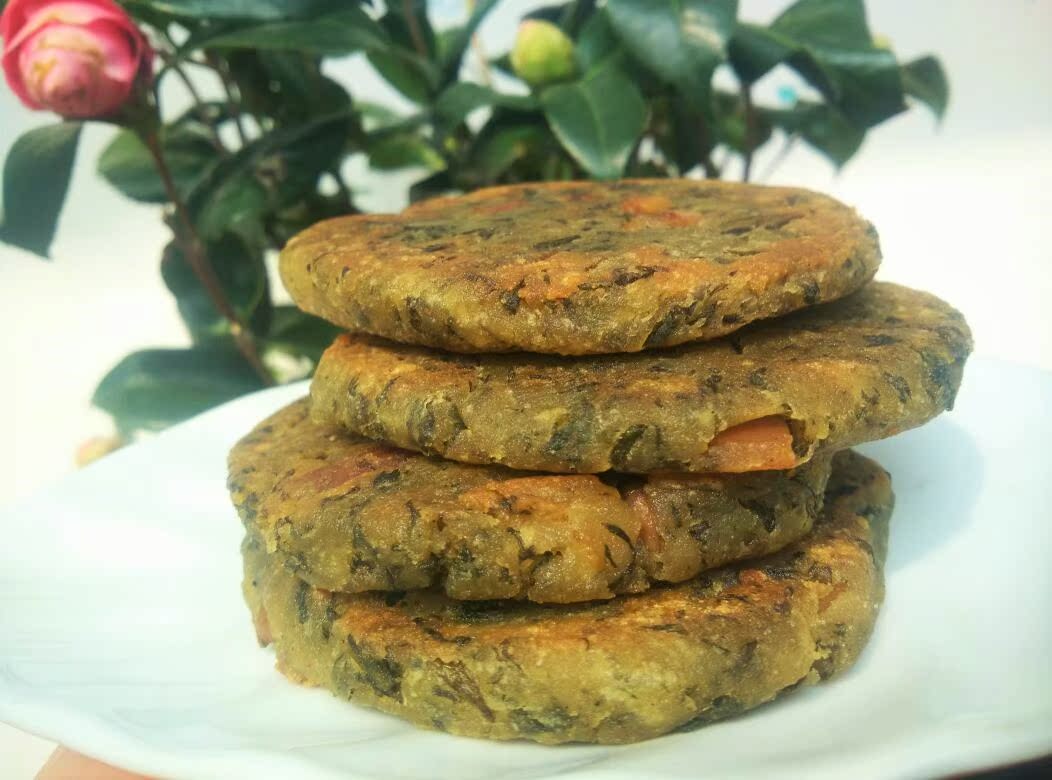 安庆桐城特产 蒿子粑蒿子粑粑10只柴锅煎腊肉香 让心灵踏青