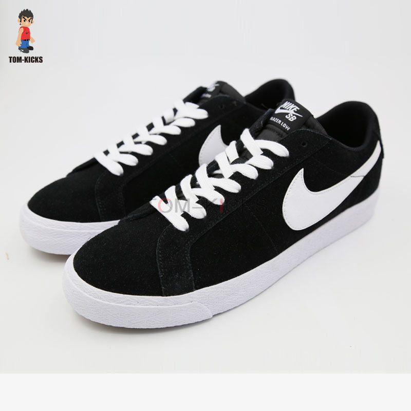 nike zoom sb blazer low 864347-019 黑白奥利奥 耐克滑板鞋