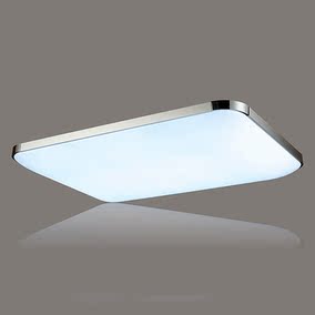 超薄led吸顶灯直销苹果长方形暖白无极调光卧室客厅阳台简约遥控