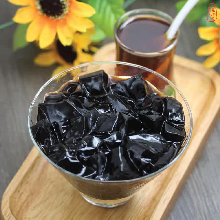 黑凉粉 100g 广西梧州特产黑色烧仙草粉 仙人板糖水甜品 6件包邮