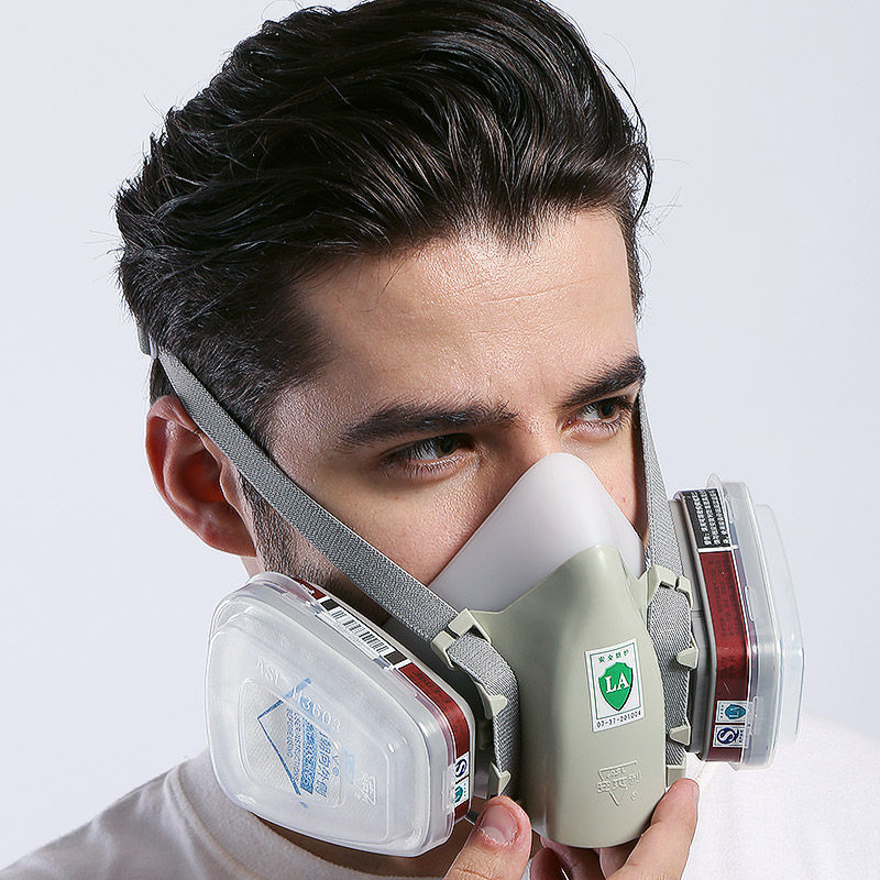 防毒面具防尘口罩喷漆专用气体化工农药煤矿工业雾霾粉尘面罩