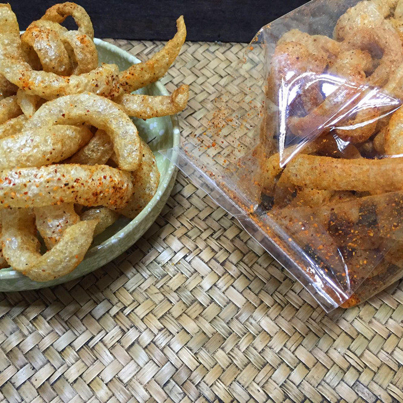 泰国进口零食炸猪皮泰旺阁炸猪皮70g装即食原味辣味肉皮三袋包邮