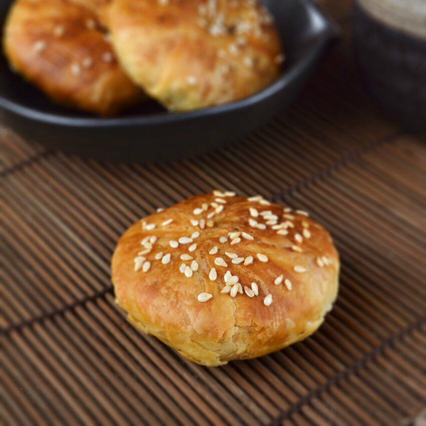 正宗金华大酥饼 梅干菜肉烧饼小吃 浙江特产零食20只独立包装零食