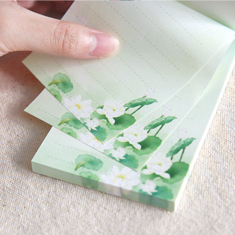 唯美中国风古风便签本随身携带可撕式记事本小笔记本小本子便条本_双