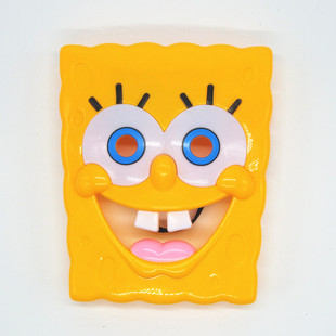 儿童发光玩具批发发光海绵宝宝面具创意礼品礼物表演演出卡通动漫