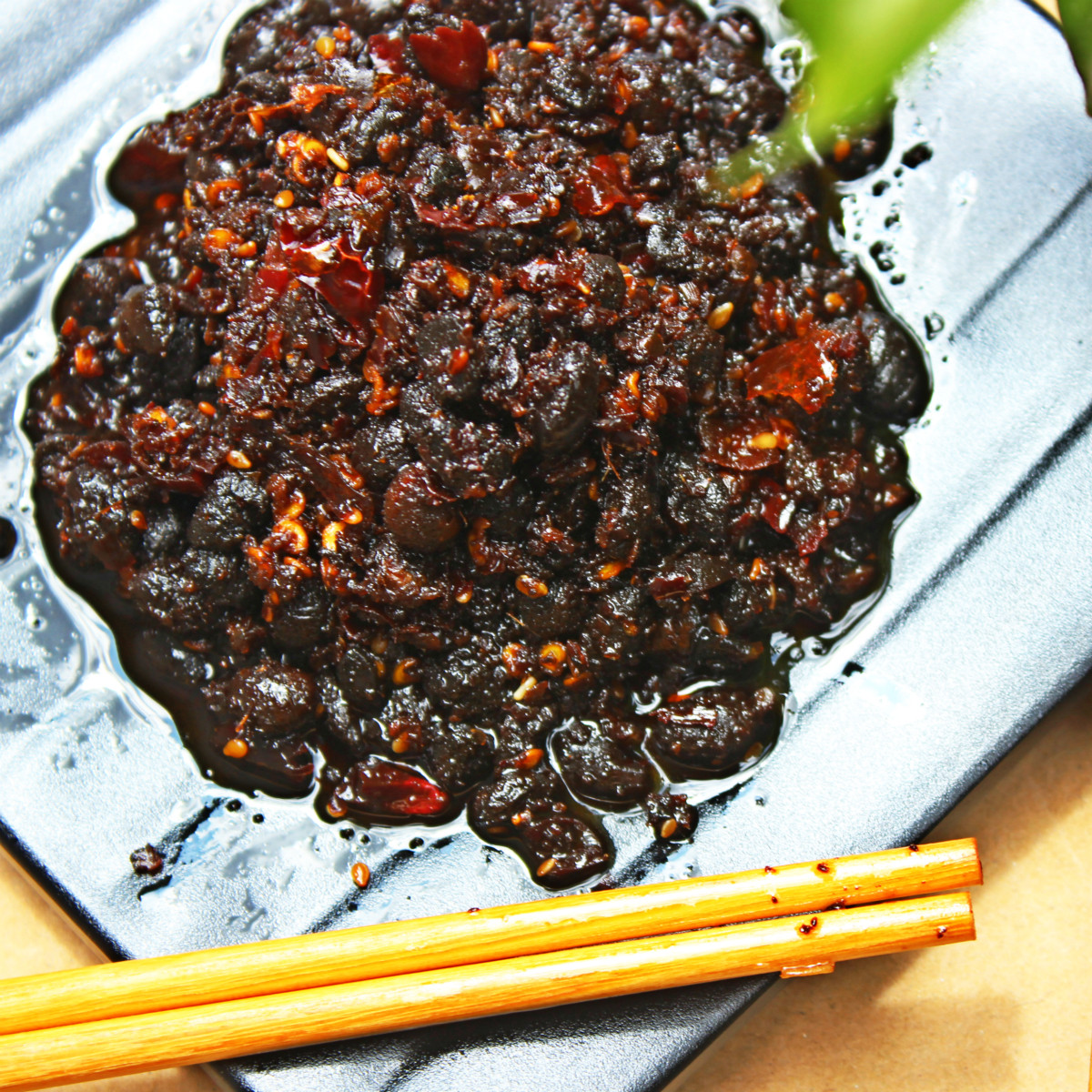 四川特产农家自制麻辣风味豆豉下饭豆豉酱佐餐调料300g两瓶包邮