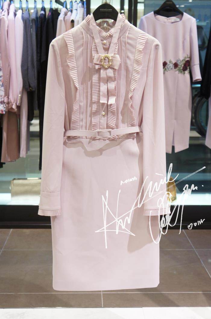 mojo莫佐韩国专柜正品代购16秋潮流时尚连衣裙j163mse031