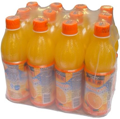 可口可乐美汁源果粒橙450ml*12瓶真果粒大果肉鲜橙汁全国包邮