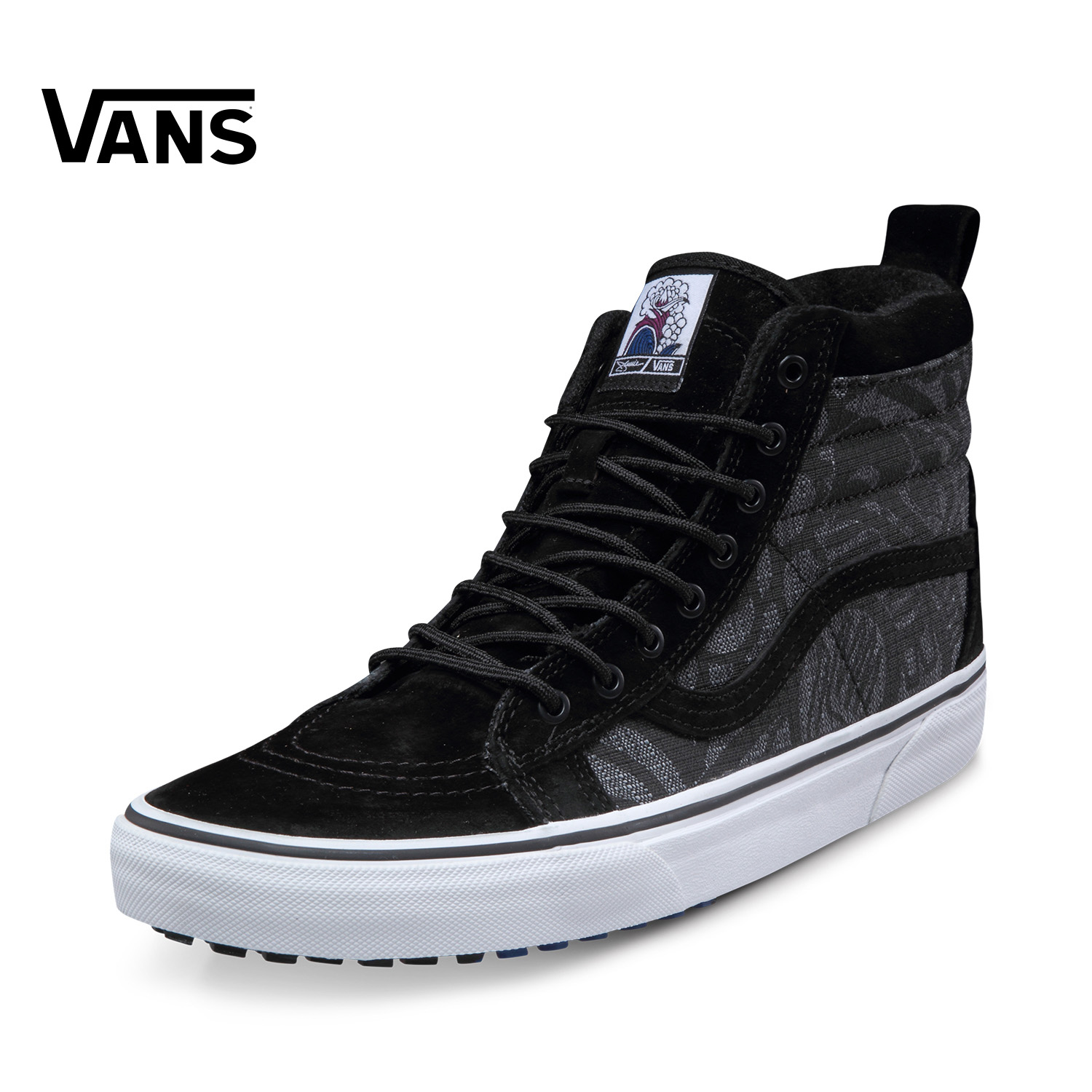 vans/範斯黑色/中性款板鞋休閒鞋|vn000xh4jua