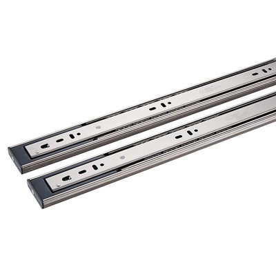 固特不锈钢三节轨道 抽屉轨道 阻尼静音 滑轨 滑道 橱柜衣柜导轨